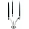 Polished 3 Flame Candleholder - Dia: 25 cm H: 25 cm - Elleffe Design