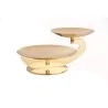 Gold Plated Centerpiece - 20-28 cm H: 13 cm