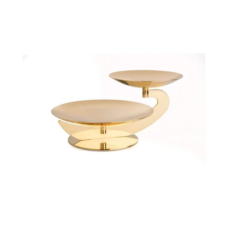Gold Plated Centerpiece - 28-36 cm H: 15 cm