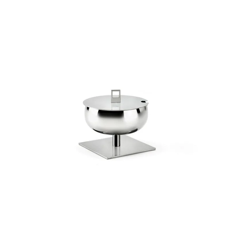 Polished Nuts Holder With 1 Cup - Dia: 10 cm H: 8 cm Polished Nuts Holder With 1 Cup - Dia: 10 cm H: 8 cm