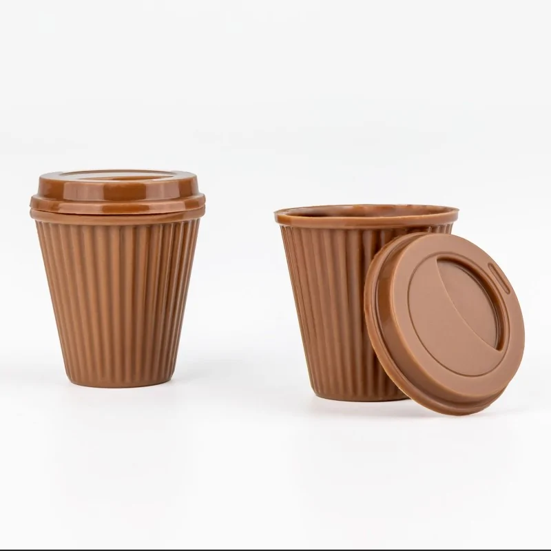 Professional Polycarbonate Barista Coffee Cup Chocolate Praline Mold - ø 35 x h 35 mm - 8gr - 18 Cavities Professional Polycarbonate Barista Coffee Cup Chocolate Praline Mold - ø 35 x h 35 mm - 8gr - 18 Cavities