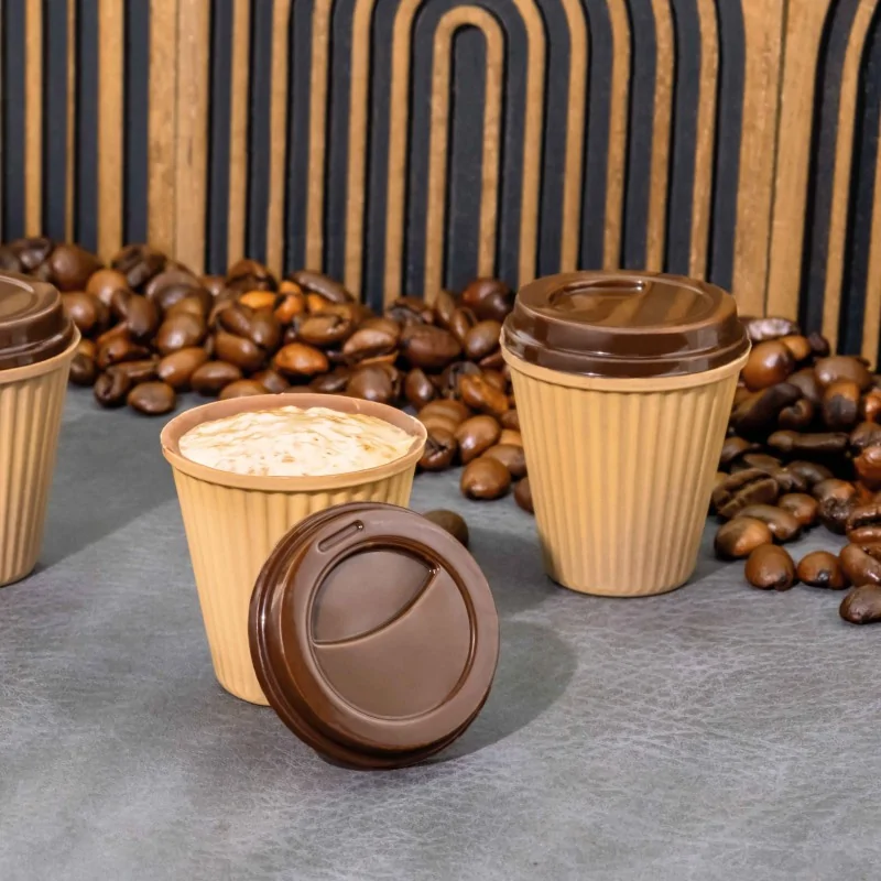 Professional Polycarbonate Barista Coffee Cup Chocolate Praline Mold - ø 35 x h 35 mm - 8gr - 18 Cavities Professional Polycarbonate Barista Coffee Cup Chocolate Praline Mold - ø 35 x h 35 mm - 8gr - 18 Cavities