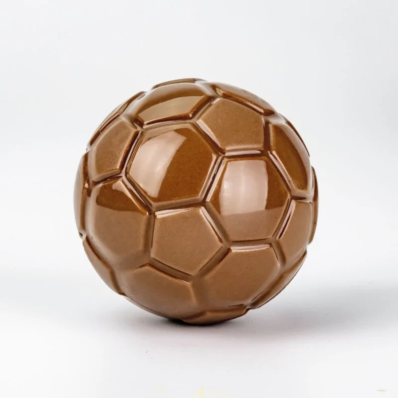Professional Polycarbonate Goal Soccer Ball Chocolate Mold - ø 60 mm x h 30 mm - 65gr - 6 Cavities Professional Polycarbonate Goal Soccer Ball Chocolate Mold - ø 60 mm x h 30 mm - 65gr - 6 Cavities