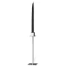 Polished 1 Flame Candleholder - 9 x 9 cm H: 43 cm
