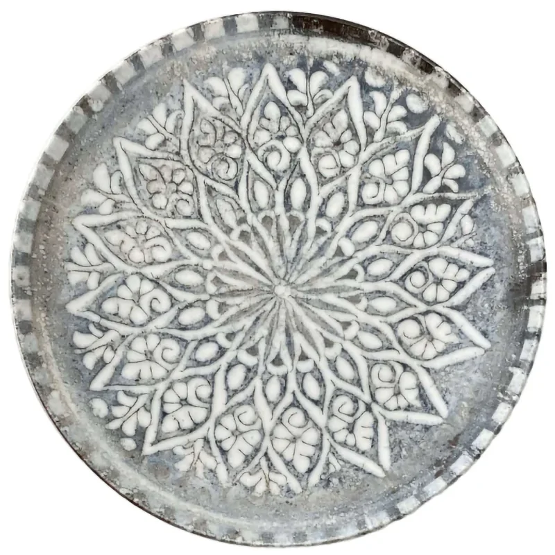 1972 Granada Grey Coupe Plate – 10.25 Inch - set of 6