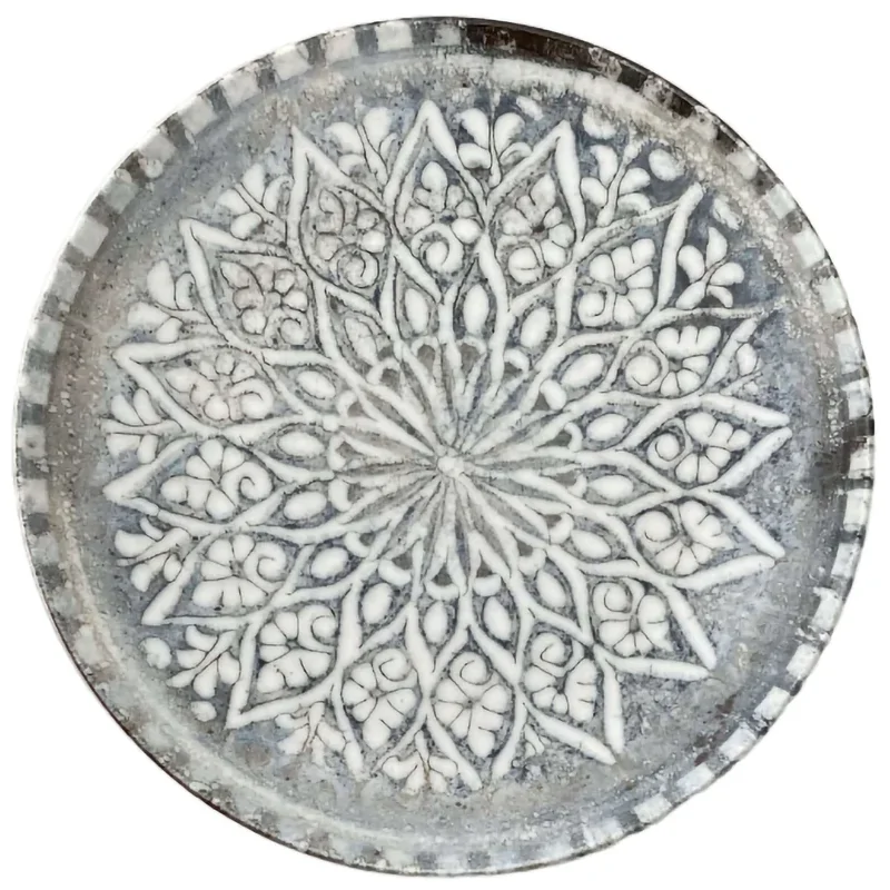 1972 Granada Grey Coupe Plate – 8.25 Inch - set of 12