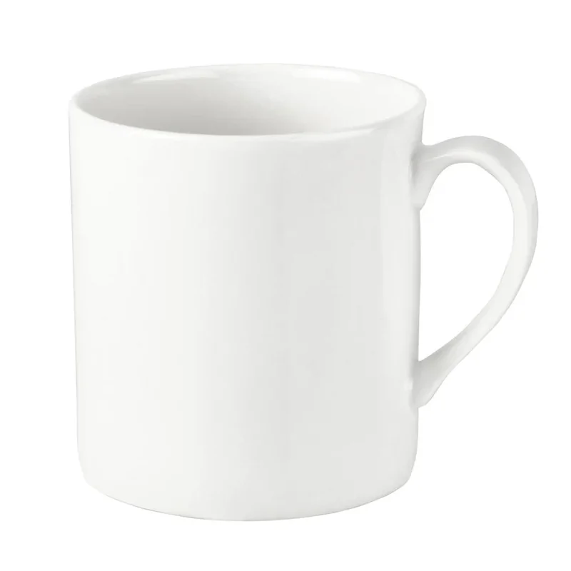 Mikasa Tendre White Bone China Mug 3.3in, 12oz - Set of 16 pcs Mikasa Tendre White Bone China Mug 3.3in, 12oz - Set of 16 pcs