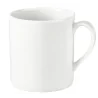 Mikasa Tendre White Bone China Mug 3.3in, 12oz - Set of 16 pcs
