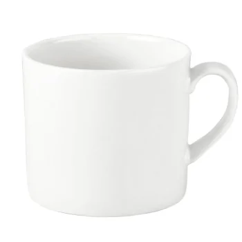 Mikasa Tendre White Bone China Cup 3.4in, 10.5oz - Set of 16 pcs