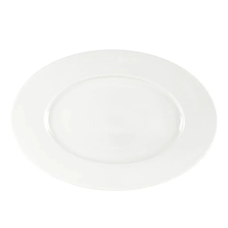 Mikasa Tendre White Bone China Oval Platter 13 x 8.8in - Set of 16 pcs Mikasa Tendre White Bone China Oval Platter 13 x 8.8in - Set of 16 pcs