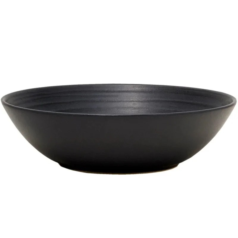 Mikasa 6.3In 27oz Bowl Obsidian Black Stone - Set of 24 pcs Mikasa 6.3In 27oz Bowl Obsidian Black Stone - Set of 24 pcs