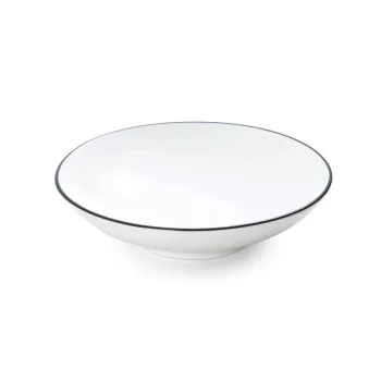 Mikasa Bistro Pinstripe Deep Platter 8.5'' 26oz - Set of 24 pcs