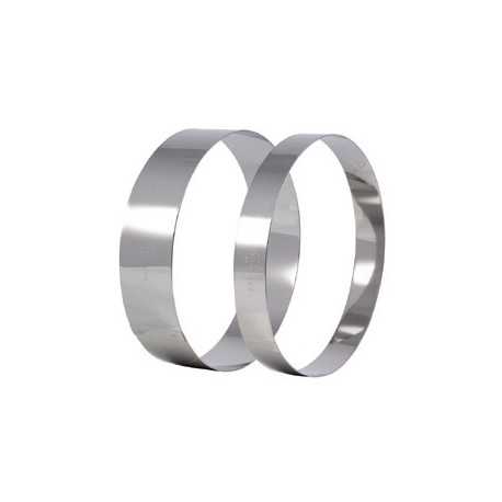 Ice Cream Or Cake Ring Ø 10 1/4" - 2 3/8'' High (60mm) Ice Cream Or Cake Ring Ø 10 1/4" - 2 3/8'' High (60mm)