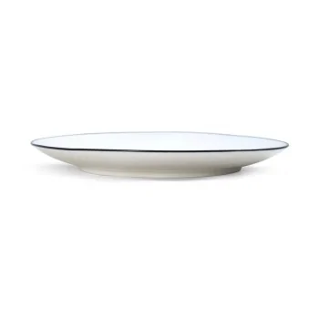 Mikasa Bistro Pinstripe Coupe Plate 8 Inch - Set of 36 pcs