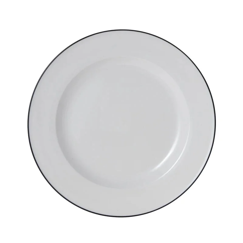 Mikasa Bistro Pinstripe Plate 11 Inch - Set of 12 pcs