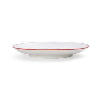 Mikasa Bistro Pinstripe Red Saucer 6.29 Inch - Set of 36 pcs