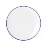 Mikasa Bistro Pinstripe Blue Coupe Plate 8 Inch - Set of 36 pcs