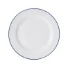 Mikasa Bistro Pinstripe Blue Plate 12 Inch - Set of 12 pcs