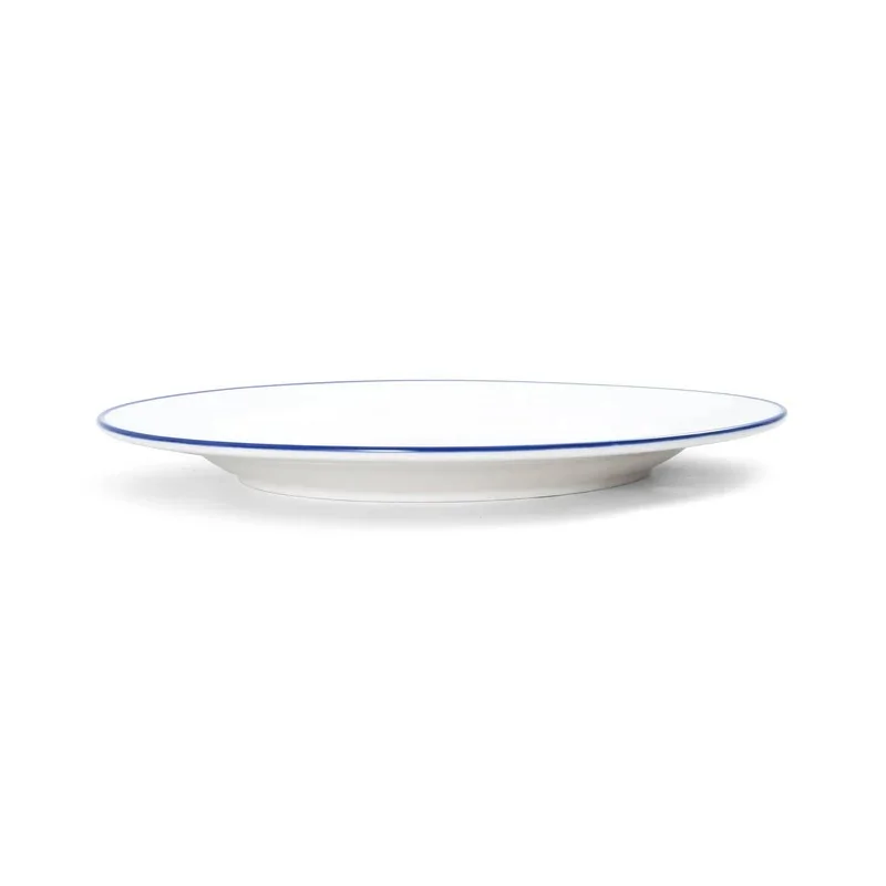 Mikasa Bistro Pinstripe Blue Plate 11 Inch - Set of 12 pcs Mikasa Bistro Pinstripe Blue Plate 11 Inch - Set of 12 pcs