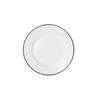 Mikasa Bistro Pinstripe Blue Wide Rim Plate 9 Inch - Set of 24 pcs