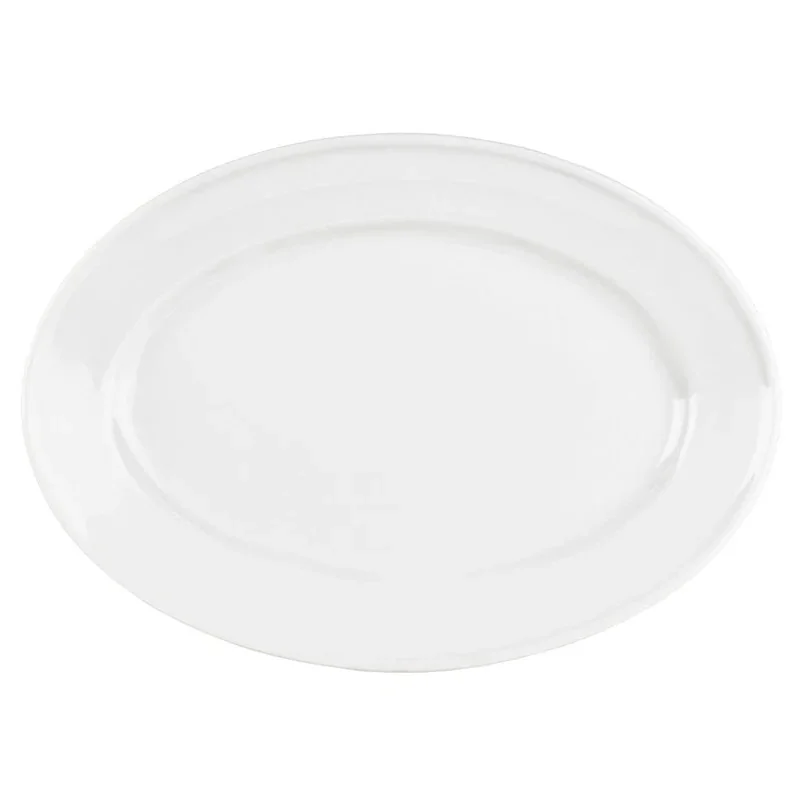 Mikasa 14.6 x 10.2 Stkhse Platter Specials White Porcelain - Set of 8 pcs Mikasa 14.6 x 10.2 Stkhse Platter Specials White Porcelain - Set of 8 pcs