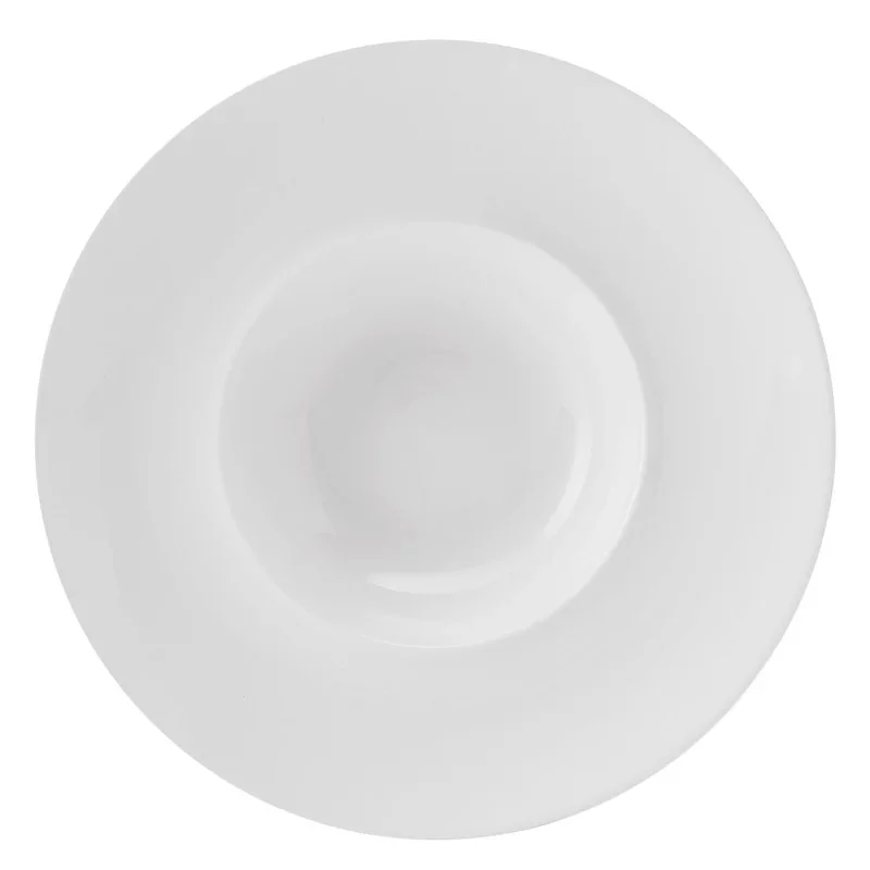 Mikasa 11In Deep Rnd Plate Specials White Porcelain - Set of 12 pcs Mikasa 11In Deep Rnd Plate Specials White Porcelain - Set of 12 pcs