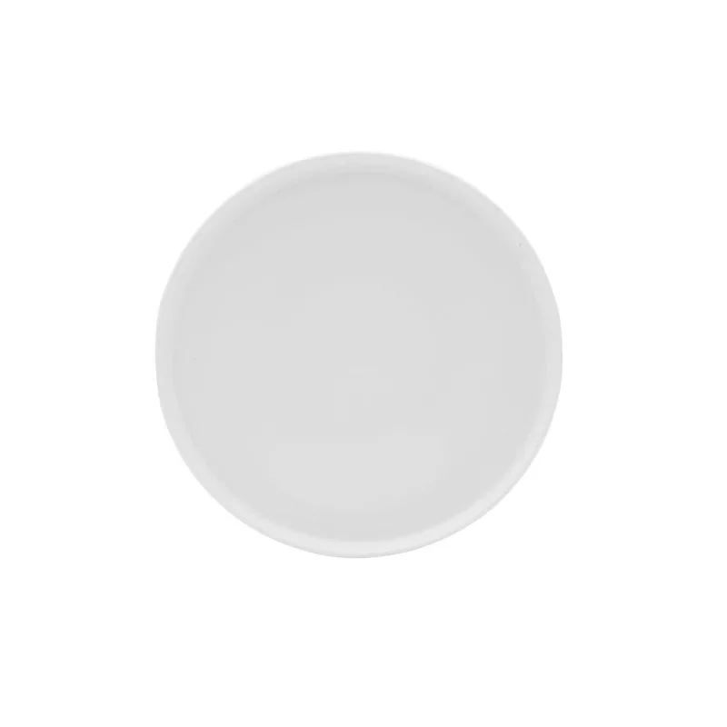 Mikasa 8.4In Round Plate Isla White Porcelain - Set of 24 pcs Mikasa 8.4In Round Plate Isla White Porcelain - Set of 24 pcs