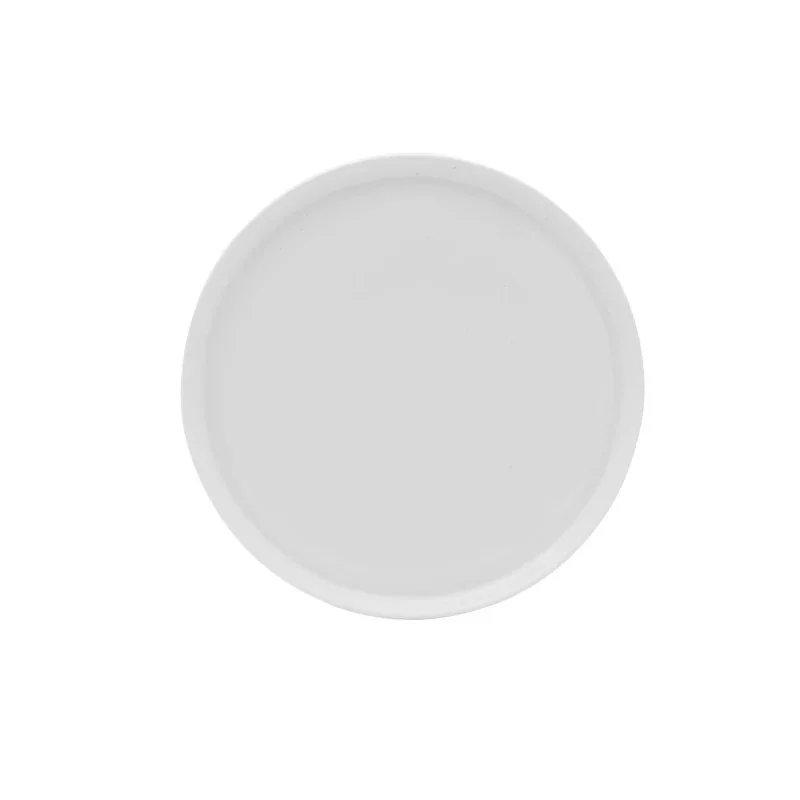 Mikasa 10.7In Round Plate Isla White Porcelain - Set of 12 pcs Mikasa 10.7In Round Plate Isla White Porcelain - Set of 12 pcs