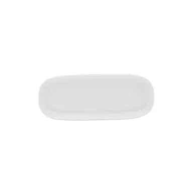 Mikasa 8 x 3In Rectangle Platter Isla White Porcelain - Set of 4 pcs