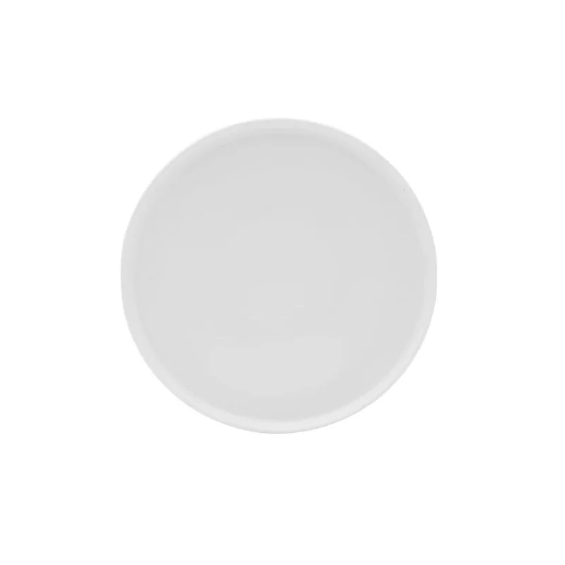 Mikasa 6.69In Round Plate Isla White Porcelain - Set of 36 pcs