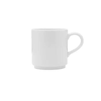 Mikasa 5In 9.4oz Stk Cup Galleria Porcelain White - Set of 36 pcs