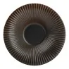 Stripe Silver Brass Deep Plate – 10.2 Inch - set of 12