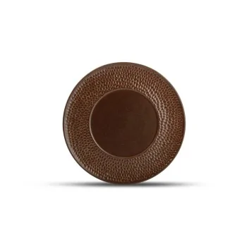 Hammered Copper Brass Plate – 10.63 Inch - set of 12