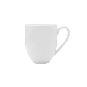 Mikasa 5In 12.8oz Mug Galleria White Porcelain - Set of 24 pcs