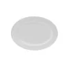 Mikasa 8 x 6In Oval Platter Galleria White Porcelain - Set of 24 pcs