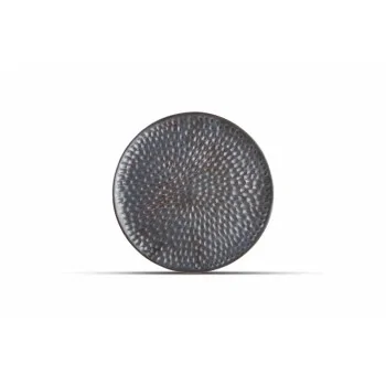 Hammered Silver Brass Coupe Plate – 8.25 Inch - set of 24