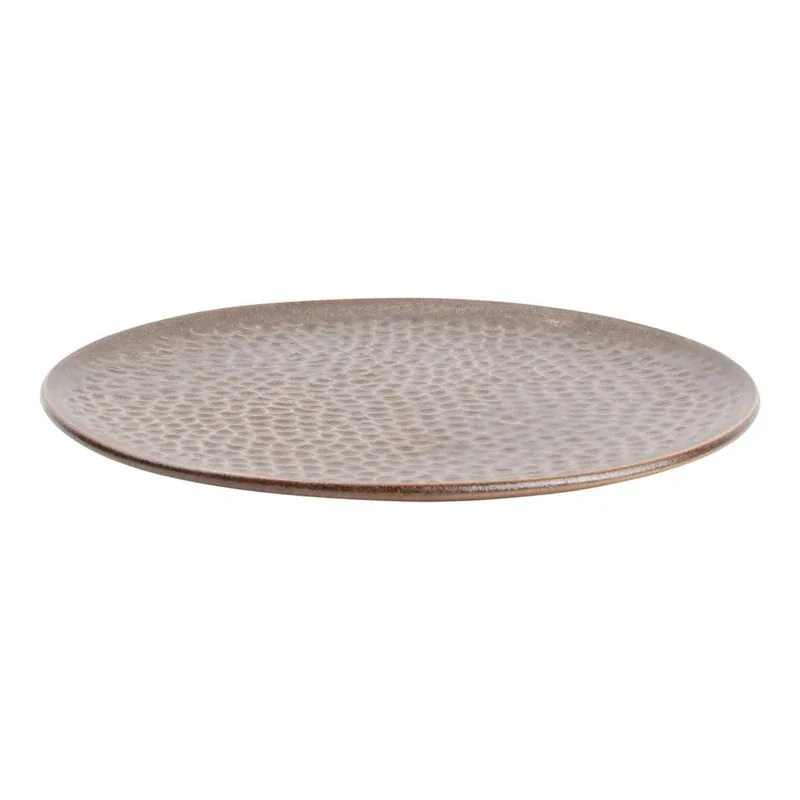 Hammered Copper Brass Coupe Plate – 6.10 Inch - set of 24 Hammered Copper Brass Coupe Plate – 6.10 Inch - set of 24