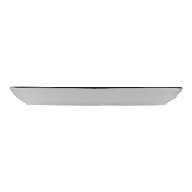 ID Fine Modest Navy Coupe Oval Platter 11 x 7 Inch - Set of 6 pcs