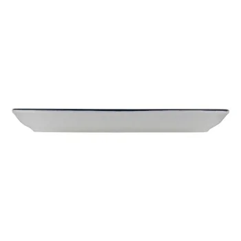 ID Fine Modest Navy Coupe Oval Platter 13 x 8 Inch - Set of 6 pcs