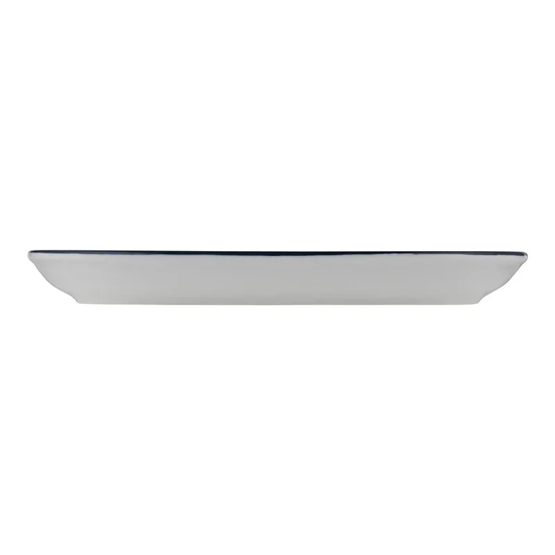 ID Fine Modest Navy Coupe Oval Platter 13 x 8 Inch - Set of 6 pcs