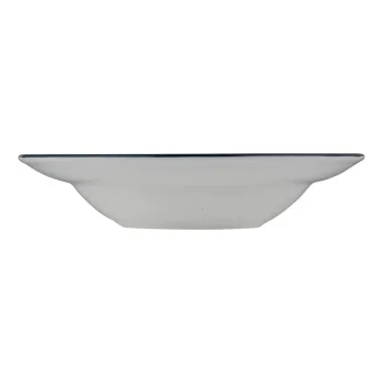 ID Fine Modest Navy Deep Plate 9.84 Inch - Set of 12 pcs