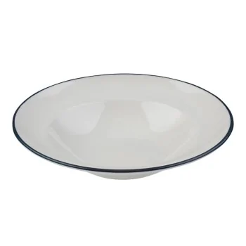 ID Fine Modest Navy Deep Plate 11.02 Inch - Set of 6 pcs