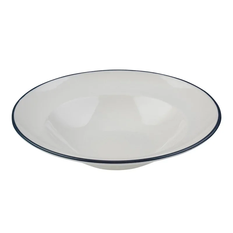 ID Fine Modest Navy Deep Plate 11.02 Inch - Set of 6 pcs ID Fine Modest Navy Deep Plate 11.02 Inch - Set of 6 pcs