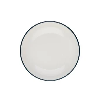 ID Fine Modest Navy Deep Plate 9.84 Inch - Set of 12 pcs