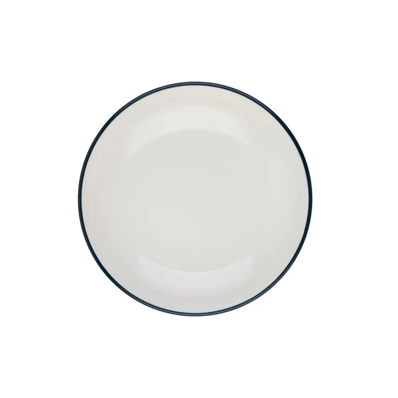 ID Fine Modest Navy Deep Plate 9.84 Inch - Set of 12 pcs ID Fine Modest Navy Deep Plate 9.84 Inch - Set of 12 pcs