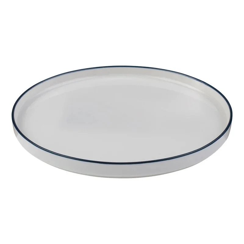 ID Fine Modest Navy Hi Wall Platter 10 Inch - Set of 6 pcs