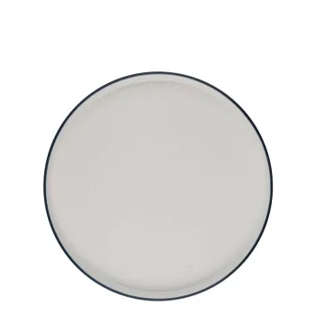 ID Fine Modest Navy Hi Wall Platter 10 Inch - Set of 6 pcs