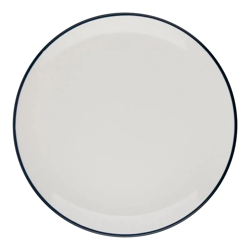 ID Fine Modest Navy Coupe Plate 8.27 Inch - Set of 12 pcs