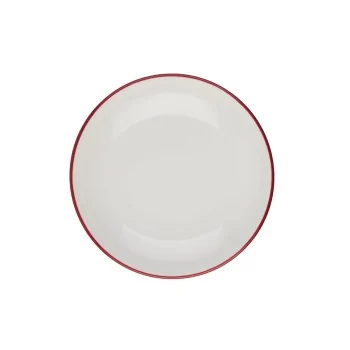 ID Fine Modest Maroon Deep Plate 9.86'' 39 oz - Set of 12 pcs