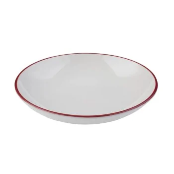 ID Fine Modest Maroon Deep Plate 9.86'' 39 oz - Set of 12 pcs